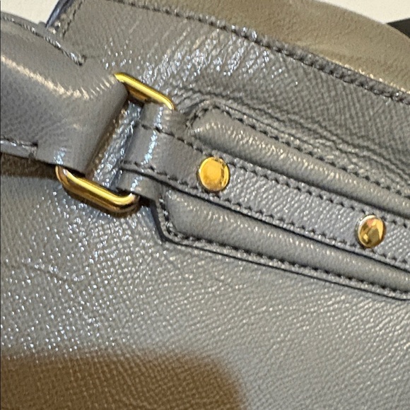 Burberry Gray Crossbody Bag and hand bag with lock and key. - Picture 7 of 16